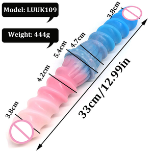 FAAK Hot 12.9 pouces Double face gode Flexible Double face Long gode pour <span class=keywords><strong>lesbienne</strong></span> Gay Lgbt Sex Toy - Product Image 5