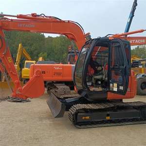 Excavadora Usada HITACHI ZX75-5A de 7 Toneladas, 100% Lista para Trabajar, Precio Bajo, Original, Cumple con EPA y CE, Motor, Caja de Cambios, Bomba, Rodamientos, PLC en Stock - Product Image 2