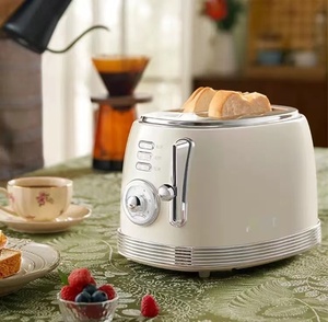 Horno Eléctrico Retro, <span class=keywords><strong>Tostadora</strong></span> de Pan, Versátil, 6 Niveles de Tostado, Descongelar/Calentar, Electrodoméstico Multifuncional (800W) - Product Image 2