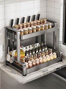 Metal Kitchen Sink Storage Bowl Cabinet <b>Rack</b> Countertop <b>Dish</b> Storage Cabinet Carbon Steel Kitchen <b>Racks</b> - Product Image 6
