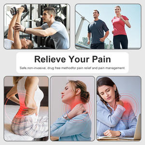 Estimulador Muscular <span class=keywords><strong>TENS</strong></span> EMS SM9125A com 8 Modos e 19 Níveis de Intensidade, Massageador Portátil Recarregável para Alívio da Dor em Todo o Corpo - Product Image 3