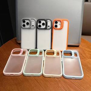 Funda para Teléfono con Soporte para Lente para iPhone 17 16 15 14 13 12 11 Pro Max, Funda Minimalista con Ranuras - Product Image 3