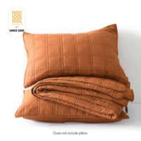 Ensemble de couette réversible taille Full/Queen, couvre-lit doux, couvre-lit léger en microfibre, résistant à l'eau et aux taches