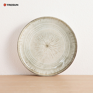 Juego de Vajilla de Porcelana de Lujo TRESUN, 12 Piezas, Estilo Gris, Platos y Tazones con Impresión Subesmalte en Cerámica, Venta Directa de Fábrica - Product Image 3