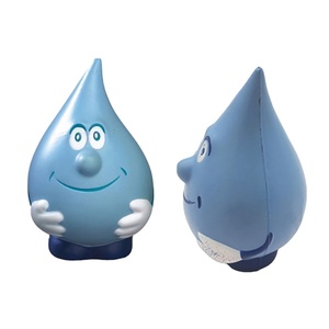 Figurine de bureau personnalisée en forme de dessin animé à presser pour la protection des ressources hydrauliques et le bien-être public - Product Image 1