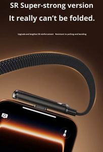 6A 240W <b>Fast</b> <b>Charging</b> Nylon Braided <b>Cable</b> with Phone Stand 90 Elbow 360 Rotation Multi-Angle <b>Type</b>-<b>C</b> for iPhone Gaming - Product Image 5