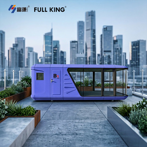 Casa Cápsula Prefabricada de Aluminio Micro Modular, Casa Móvil Inteligente, <span class=keywords><strong>B</strong></span>&<span class=keywords><strong>B</strong></span>, Oficina, Sala de Estar, Diseño Moderno con Energía Solar - Product Image 6