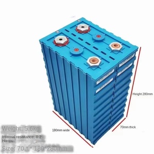 แบตเตอรี่ลิเธียมไอออนฟอสเฟตแบบแท่งปริซึม CAL B ขนาดใหญ่ กำลังไฟสูง 3.2V 200Ah สำหรับยานยนต์ไฟฟ้า - Product Image 3
