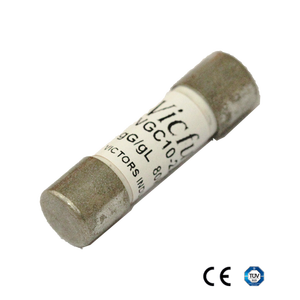 Fusibles cerámicos estándar VGC8 IEC de alta calidad Material de cobre cilíndrico de uso general - Product Image 1