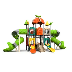 Équipement de terrain de jeu en plastique scolaire de haute qualité ensemble de jeu extérieur pour enfants à vendre parc de jeu de toboggan d'escalade pour enfants