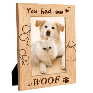 Solid Wooden Photo Picture Frame Engrave Custom