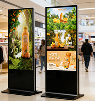 Écran publicitaire interactif LCD 1920x1080 avec résolution ultra-claire, tactile sans fil 4G/5G, support DLNA, pour affichage graphique en magasin de détail