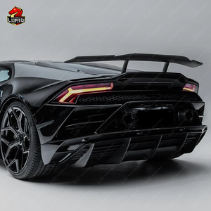 Perfetto montaggio Spoiler <span class=keywords><strong>N</strong></span> style LP610 EVO 2014-2019y Spoiler posteriore per camion in fibra di carbonio a secco per Lamborghini Huracan LP610 EVO - Product Image 2