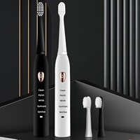 Cepillo de dientes eléctrico sónico Cepillo de dientes con carga USB IPX7 Cepillo de dientes eléctrico para blanquear los dientes para viajar