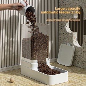 Custom Logo <strong>Automatic</strong> <strong>Cat</strong> <strong>Feeder</strong> and Water Dispenser in Set with Pet Food Bowl Gravity Dog Waterer and Food <strong>Feeder</strong> - Product Image 6