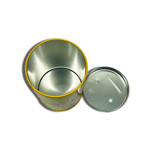 미니언 테마 옐로우 메탈 원통형 동전 저금통, 어린이용 돼지 저금통 - Product Image 2