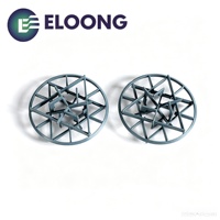 Säurebeständige Reinigungsturm-Einlagen aus Kunststoff PP/PVC/CPVC/PTFE 90mm Schneeflockenring für Absorptionstürme