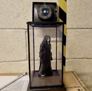 Cubo de Palomitas de Maíz Portátil con Diseño de Cara de Fantasma, Novedoso, Lindo y Divertido - Product Image 6