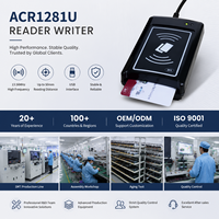 Lector/Grabador de Tarjetas Inteligentes con Contacto y Sin Contacto NFC RFID USB ACR1281U
