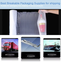 PackBest PA Film de protection gonflable antichoc recyclable et économique en rouleau, coussin de rembourrage à colonnes d'air CN ZHE