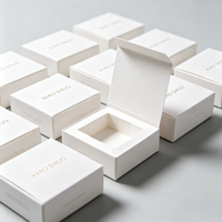 Caja de Regalo Plegable de Cartón Rígido con Logotipo Personalizado, Cierre Magnético