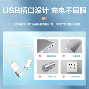 Nébuliseur médical Cofoe, rechargeable, portable, pour usage domestique, avec masque de nébulisation, petit et compact, fabriqué en usine - Product Image 3