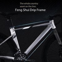 Sepeda Balap Kota Hard Frame High Carbon Steel L-TWOO 27-Speed dengan Garpu Baja, Suspensi, Rem Cakram Hidrolik untuk Remaja