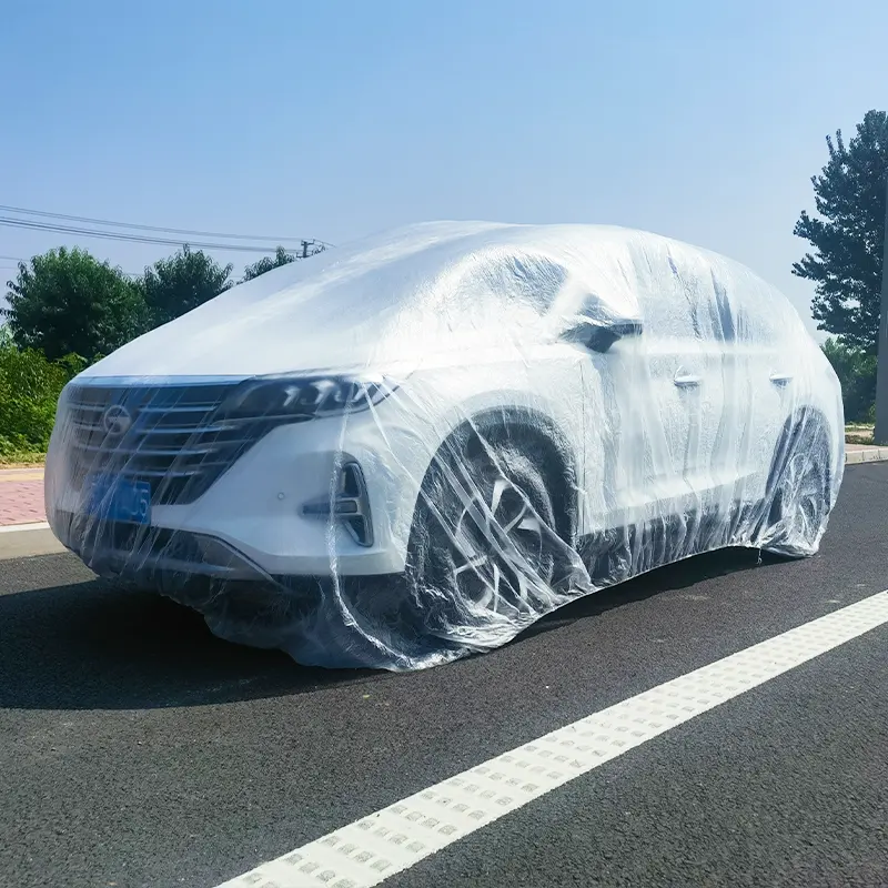 Fábrica tomada transparente claro descartável tampa do carro plástico personalizado para vendas