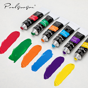 Vente en gros d'usine, modèle chinois YL016, ensemble de peinture <span class=keywords><strong>acrylique</strong></span> 12 couleurs pour étudiants en art et débutants ; fournitures de peinture DIY non toxiques 12 ml - Product Image 5