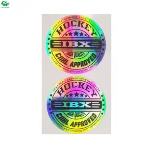 Void Label 1 pollice cerchio Laser diffrazione codice ologramma adesivo olografico Anti-contraffazione etichetta adesiva Anti-falso