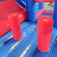 Château gonflable pour enfants, intérieur/extérieur, avec toboggan, jeux gonflables commerciaux, piscine à balles, jeux de saut