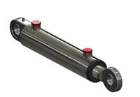 Cylindre hydraulique à azote à double action pour suspension arrière, remplacement après-vente, en acier chromé dur pour excavatrice