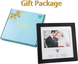 Cornice Portafoto Matrimonio 2026 di Tendenza con <span class=keywords><strong>Cuore</strong></span> Impronta Digitale per Anniversari e Commemorazioni - Regalo Perfetto, Decorazione per la Casa - Product Image 5