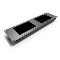 Layar Monitor Video Wall Siaran 2x7 inci LCD 1920x1200 Full HD Kontras Tinggi