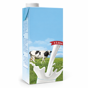 Matériel d'emballage aseptique en rouleau pour les packs de 1L |   Papier haute barrière/Al/PE |   Impression personnalisée OEM - Product Image 4