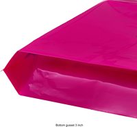 CTCX CustomThank You Rose/Violet Panton Plastique Shopping Vêtement Emballage Sacs Die Cut Shopping Poignée Sac De Transport