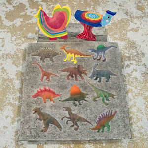 Vente en gros Petit modèle de dinosaure en PVC Jouet pour enfants Éducation précoce et jouet cognitif Jouet <span class=keywords><strong>animal</strong></span> en résine pour enfants Cadeau parfait - Product Image 4
