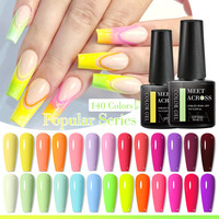 MEET ACROSS 60 Couleurs Vernis Semi-Permanent Nail Art Manucure Soak Off LED UV Gel Fournitures Ongles Gel Vernis