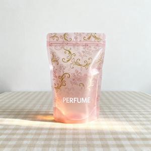 Bolsas de Embalaje de Plástico con Cierre Hermético y Fondo Plano, Personalizadas, Reutilizables, de Aluminio, con Cierre de Cremallera, para Perfumes - Product Image 1