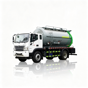 รถดูดสิ่งปฏิกูลแบบสุญญากาศสำหรับตลาดสากล รุ่น Clw Customized 4x2 12 คิวบ์ ยี่ห้อ Foton พร้อมระบบระบายน้ำแบบครบวงจร - Product Image 1