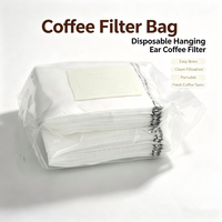 Sac filtre à café en tissu non tissé de qualité alimentaire, avec impression de logo personnalisée, débit de filtration stable, idéal pour les commandes importantes et l'usage quotidien