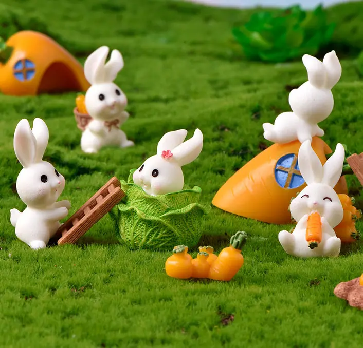 Karikatür Custom Made 3D tavşan hayvan PVC hatıra buzdolabı manyetik Hares buzdolabı mıknatıs