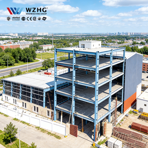 Estructura de Estacionamiento Comercial de Acero de Múltiples Niveles, Edificio Prefabricado Duradero, Marca WZH, Modelos Q235B/Q355B, Estándar ASTM - Product Image 2