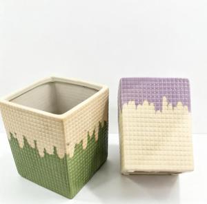 Pot de fleurs carré en céramique, vente chaude 2026, directement de l'usine, pour la décoration intérieure et extérieure, <span class=keywords><strong>jardin</strong></span>, balcon, <span class=keywords><strong>salon</strong></span> - Product Image 6