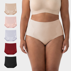 Culottes sans couture Shangbini pour femmes, taille haute, gainantes, anti-frottement, invisibles <span class=keywords><strong>sous</strong></span> les robes, grandes tailles - Product Image 1