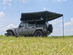 Auvent pliable autoportant à 270 degrés pour camionnette, tente de toit de camping, auvent extérieur LED pour pick-up 4x4, 4-6 personnes - Product Image 2