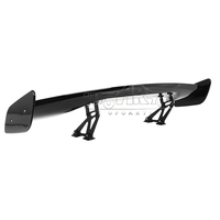 Pièces automobiles à fort taux de réachat, spoiler de coffre arrière universel en aluminium de 4e génération, aspect carbone en plastique ABS, pour voitures berlines
