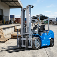 Forklift Listrik Liftron CPD30L 3000kg 3 Ton dengan Chassis Kokoh dan Wheelbase Panjang untuk Penanganan Material di Gudang Kayu