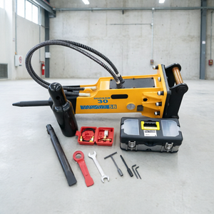 Marteau hydraulique de type boîte SB30 pour la construction et l'exploitation minière, pour excavatrices de 2,5 à 4,5 tonnes, poids 152 kg, composants principaux du corps principal - Product Image 1