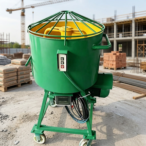 Mezcladora de Mortero Seco Tipo Familiar de 80L con Motor de 2.2KW, Mezcladora de Concreto Móvil con Ruedas y Descarga Automática - Product Image 2